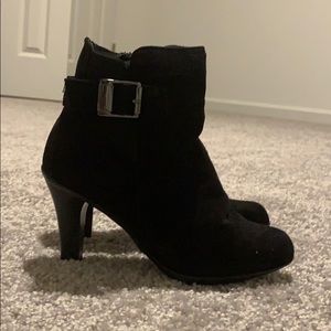 Black ankle boots